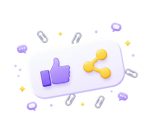Facebook post with a short link leading to a landing page, event, or offer with analytics