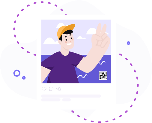 QR code in Instagram